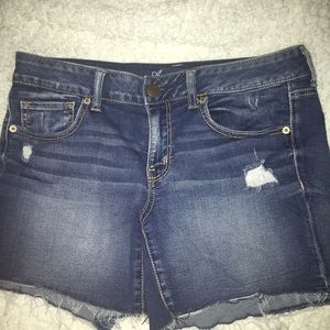 American Eagle Midi Jean Shorts